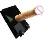 OUYAWEI Adult Penis Restraint Fetish Men Cock Ball Crusher Dick Clamp Scrotum Press Torture Device Male Chastity Sex Toys Testicle Squeeze Penis Ring Transparent