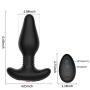 Male Anal Vibrator Butt Plug with 10x10 360° Rotation Vibration Patterns, Prostate Massager Stimulator with Remote Control, Rechargeable Anus Sex Toy for Men, Woman & Couples, Φ1.9 in