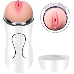 Male Mastubator Cup Realistic Pocket Pussy Stroker Sex Toys for Men,Masterbation Cup Simulated Artificial Vagina for Male Enhancement and Pleasure