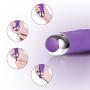 PhiloToys Woman Handheld Electric Body Wand Massager-8 Powerful Vibration Speeds & 20 Pattern-Personal Therapeutic Wandheld, for Back, Neck, Muscle Aches and Body Relaxing- USB Rechargeable