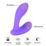 XINGHAOYA Male Vibrating Prostate Massager Anal Sex Toys 2 Powerful Motors and 10 Stimulate Patterns-Wireless Remote Anal Vibrator Butt Plug for Unisex Men (Purple)