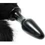 Frisky Midnight Fox Glass Butt Plug with Tail Frisky Midnight Fox Glass Butt Plug with Tail