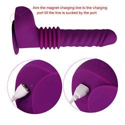 UXBCR Thrusting Viberating Vibrartors for Women Ladies with 6 Speed Modes Wireless Waterproof Vibrant Toy with Suction Cup Adult Toys