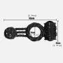RITER Double Vibranting Rings Pennis Ring Enhancer Man Delay Stimulator Six Toys for Men&Couple RITER Double Vibranting Rings Pennis Ring Enhancer Man Delay Stimulator Six Toys for Men&Couple