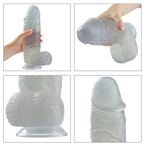 10 INCH Huge Long Handsfree Female Personal Massager Lifelike Big Monster Massage Wand H108