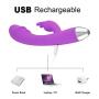 Massage Charging USB LED Portable Travel Vibrator - Handheld Electric Muscle Relax Wireless Cordless for Body Relax, Use in Bedroom, Bathroom, Living Room, Toy Room