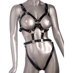 Strict Leather Womens Leather Body Harness, Medium