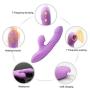 Yikiop Electric Women Relaxing Toy, Adult Toys Women Multi Thrusting & Sucking Modes Vibrate Toy Oral Tongue Vibration Wand,Waterproof Multi Speed Clitorial Simulator
