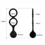 Silicone Penis Dual Ring Enhanced Trainer Power Ball Weight Ring Hanger Device 2 Usage Method Silicone Penis Dual Ring Enhanced Trainer Power Ball Weight Ring Hanger Device 2 Usage Method