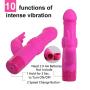Rabbit Vibrator with Bunny Ears for Clitoris Stimulation, BEING FETISH G Spot Dildo Vibrator Clit Stimulator with 10 Vibration Modes Quiet Dual Motor for Women Couples