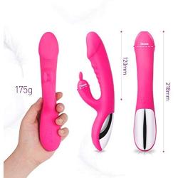 Waterproof Handheld Clitoris Stimulation Rabbit Vîb~rá~törs G-Spōt Rechargeable Multi Speed Vibe for Women and Couples