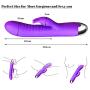 Rabbit Vibrator Waterproof G Spot Vibrator for Clitoris Stimulation Treediride Massager Wand Dildo Vagina Stimulator with 10 Vibration Modes Adult Sex Toys USB Rechargeable Quiet Dual Motor for Women