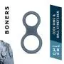 BONERS Silicone Cock Ring and Ball Stretcher - 100% Silicone Penis Ring