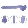WYSXQ 15.74 Inch Purple Realistic Dillo Suction Cup Handheld Massage Touyunhao