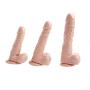 BUBUCAST Realistic Dill Do with Strong Suction Cup Waterproof Mssager Toy for Beginner for Women