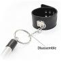 daogong Soft Leather Fixed or Detachable Handcuffs and Ankle Shackles for Stage Props