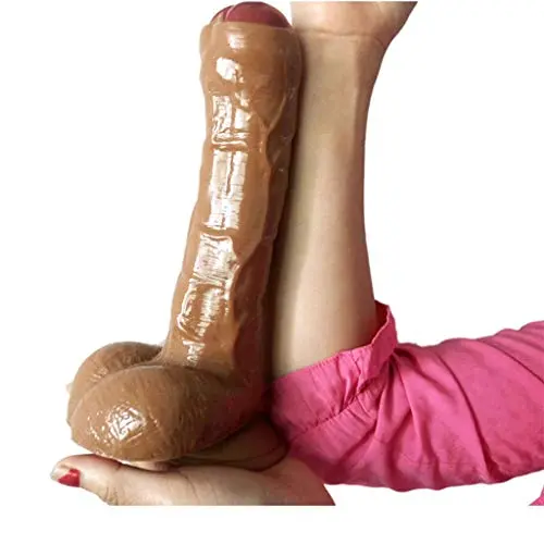 Wushuangyu 9.25 inches Soft Massage Wand Waterproof Powerful Personal Relax Massager for Women Box Package - Vibrant Toy (Color : Brown)