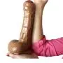 Wushuangyu 9.25 inches Soft Massage Wand Waterproof Powerful Personal Relax Massager for Women Box Package - Vibrant Toy (Color : Brown)
