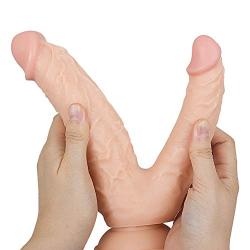 DJKFHIU 7.48-inch Realistic Double-Ended Díldɔ Flexible Huge Smooth Stick Female Men DJKFHIU