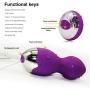 lakeisha001 Multi Clitorial Bullet Women Vibator Quiet Masturabation Vibator Modes Wand Toy Raised G Spotter&Vibrating Climax Sucker Stimulating Waterproful