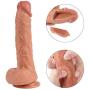 Vitosia 10 inch Adult Toys for Female Women Suction Cup for Ladys，M-ásságer Hands Free Play Wand Silicone Dual Density,Realistic Waterproof for Couples or Solo