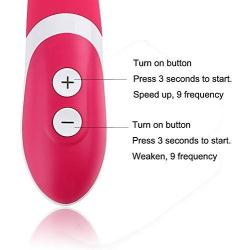 GESS Rechargeable Multifunctional Silicone Vibrator - 9 Patterns for Internal Stimulation - G-spot Vibe,clitroal Stimulator,male Prostate Massager,foreplay Teaser,powerful Vibration Anal Toy