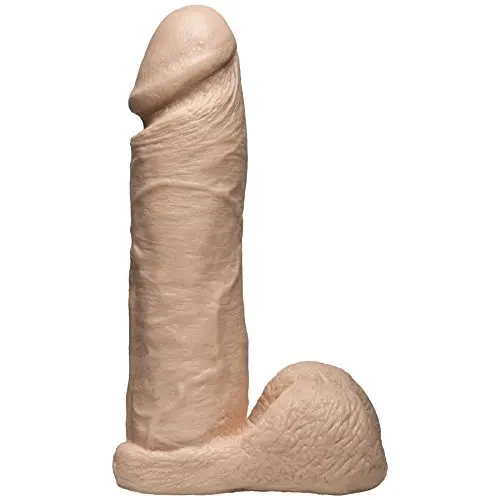 Doc Johnson Vac-U-Lock - The Realistic Cock - 8 Inch - F-Machine and Harness Compatible Dildo - Vanilla Doc Johnson Vac-U-Lock - The Realistic Cock - 8 Inch - F-Machine and Harness Compatible Dildo - Vanilla