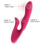 LEVETT Powerful Dildo Female Vibrator to Stimulate Clitoris and G Spot 14 Vibration Modes Rechargable Massager