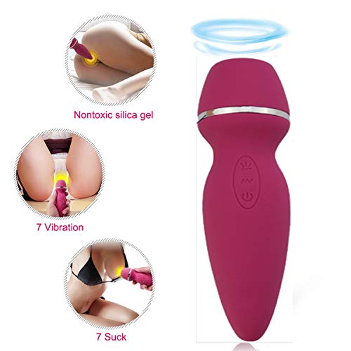 CharmingNight Role Playing Tongue V-Î-Brâtors Toy Stímulatiór Waterproof Powerful 30-Frequency Vibration Wand, Multi Speed ClíTórǐs Sǜcking Toy for Women Scene Props