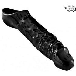 The Best Friend MAEO172 Adult Toy Sheath Black Extension Sleeve Male Enhancer Enlarger