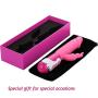 G-Spot Rabbit Vibrator with Bunny Ears, Realistic Shaft & Pleasure Beads for Women Clitoral Stimulation | Lyps Lily - Rotating Silicone Dildo with 10 Vibration Modes and 2 Powerful, Quiet Motors