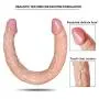 Wjvnbah 16.5" Long Casual Double-Sided Double Lead Female Personal Toy - Personal Relaxation Massager Massager (Color : Beige) Wjvnbah 16.5" Long Casual Double-Sided Double Lead Female Personal Toy - Personal Relaxation Massager Massager (Color : Beige)