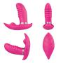 RITER 10 Frequency Wearable Six Toy USB Rechargeable Wireless Remote Control Vibrantor Invisible Massagers for Women Couples