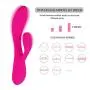 Portable Cordless Silicone Stick Massage Tool, Deep Muscle Tissue Muscle Fascia Release Pressure - Relieve Muscle Pain - The Best Assistant to Reduce Stress (Pink)