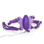 CalExotics Original Venus Butterfly Vibrator 2 – Hands Free Strap On Personal Massager – Adult Fun Sex Toys for Couples - Purple