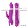 360°Rotation G Spot Rabbit Vibrator for Clitoris Stimulation, BRITILILI Rechargeable Waterproof Dildo Vibrator Clit Stimulator with 7 Vibration Modes Quiet Dual Motor for Women