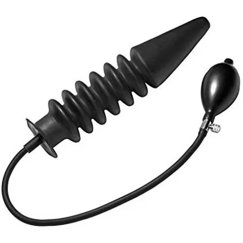 Master Series Accordion Inflatable XL Anal Plug, 1 Count Master Series Accordion Inflatable XL Anal Plug, 1 Count