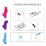 Powerful Bullet Vibrator with 3 Silicone Finger Sleeves, Adorime Rechargeable Clitoral Stimulation Vibrating Sex Toys for Women, Mini Clit Anal Stimulator Massager for Sex for Foreplay