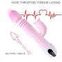 Wytinug 12 Frequency Vibe Heating Telescopic Vibran G-Spott Messager Clǐtoŗîs Licking Thrust-ing Stimulator Relax Toy for Women Couples