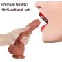 HYLHYL5-F Sǔpěr Sǒft Wàtěrprǒǒf Wànd, Wand Shaking with Flared Suction Cup Smooth Huge Stick for Women Stick with Powerful | L:8.46inch，W：1.57inch