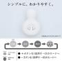 iroha YUKI Women Intimate Massager and Vibrator, Rechargeable Personal Sensual Water-Resistant Soft Silicone Toy, ihm-01