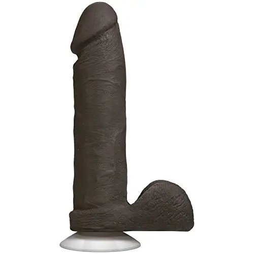 Doc Johnson The Realistic Cock with Removable Suction Cup - ULTRASKYN - 8 Inch - F-Machine and Harness Compatible Dildo - Chocolate Doc Johnson The Realistic Cock with Removable Suction Cup - ULTRASKYN - 8 Inch - F-Machine and Harness Compatible Dildo - Chocolate