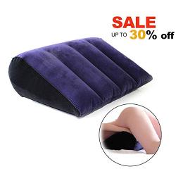 EMPHY Inflatable Magic Sex Pillow for Adult Games,Sex Cushion for Couple, Sex Toys Position Support Wedge Body Cushion (Triangle)