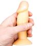 Roxy Sex Toys Anal Dildo for Men & Women 5” Small Anal Butt Plug P Spot and G Spot Realistic Ribbed Penis Head for Beginners