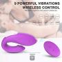 Remote Vibration Powerful Vibrating Egg Vibrant Toy Massage,9-Frequency Remote Vibration Vibrate Silicone Ball with USB Rechargeable Massage for Muscle Relax