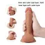 CONtenct 8 Inch Dillo Silicone Vivid Mens anul Plug Six Toys for Mastubation