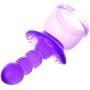 Massager Attachments Massage Accessory Attachment Accessories Silicone - Two Different Styles (Purple+White)