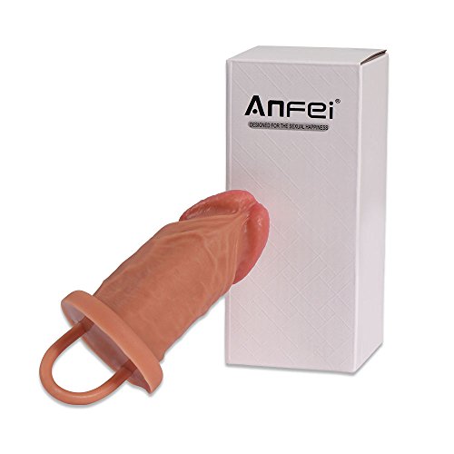 Anfei Realistic Ultra-Soft Dildo, Premium Liquid Silicone Penis, Flexible Mouth Flirting Sex Toys for Female Masturbation (3.9 Inch)