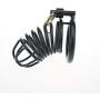 Chástí-ty Device, Cǒck Lock, Pěnǐs Lock Ring Men Hypoallergenic Stainless Steel Metal Chasteness Device Anti-Off T-Shirt Belt - 77 (Size : 50mm)