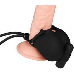 Zytree - Vibrating Cock Cage Chastity Device For Men Ball Stretcher